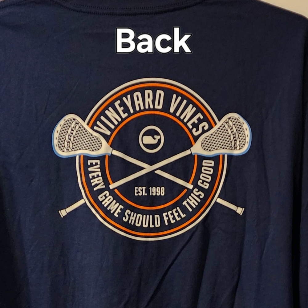 Brand New Vineyard Vines L/S Lacrosse t-shirt. Size XXL. NWT